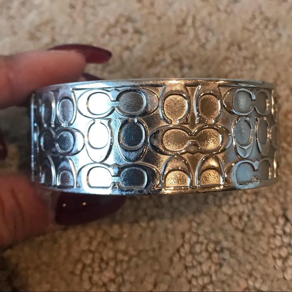 COACH Silver Bangle - Picture 4 of 4